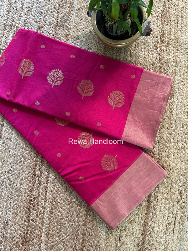 Chanderi Butta Silk Saree