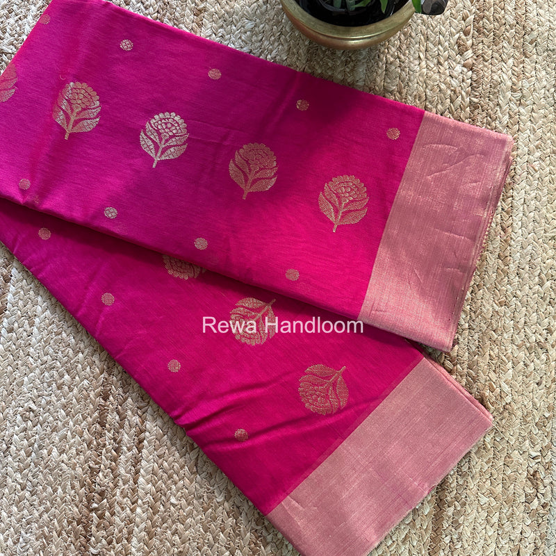 Chanderi Butta Silk Saree