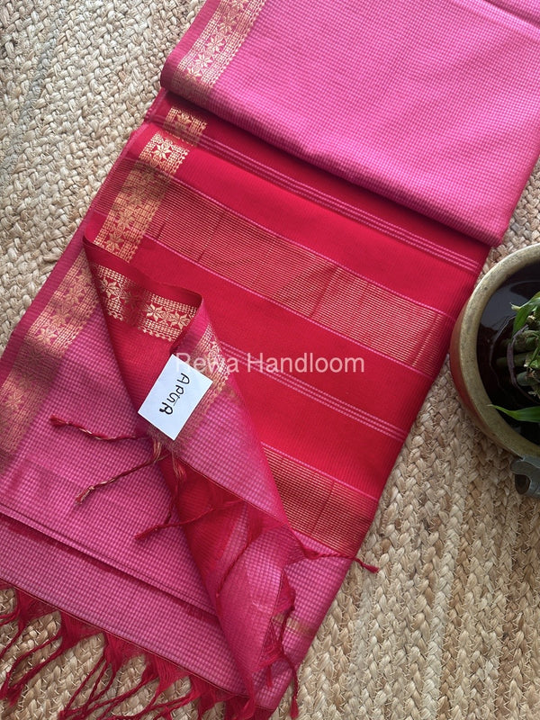 Maheshwari Garbha Reshami Silk Saree