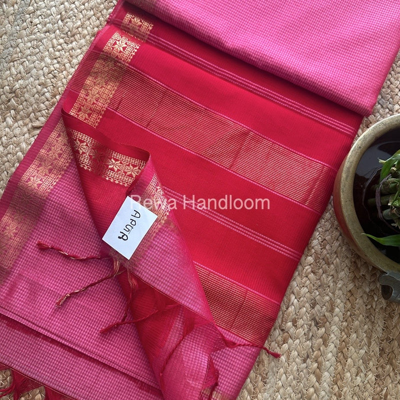 Maheshwari Garbha Reshami Silk Saree