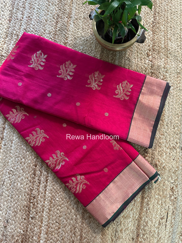 Chanderi Butta Silk Saree