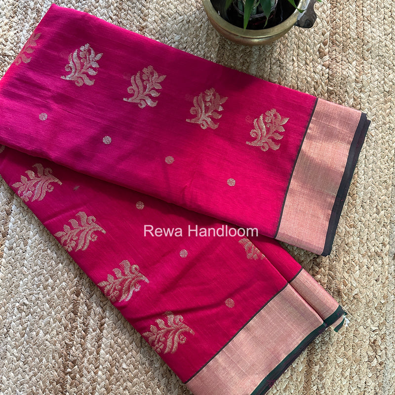 Chanderi Butta Silk Saree