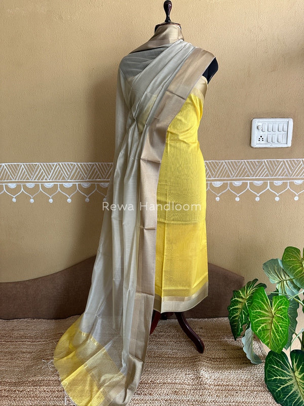 Maheshwari Resham Border Dress Material
