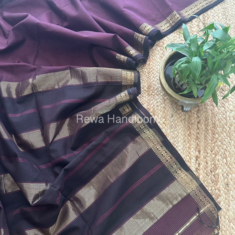Maheshwari Garbha Reshami Silk Saree