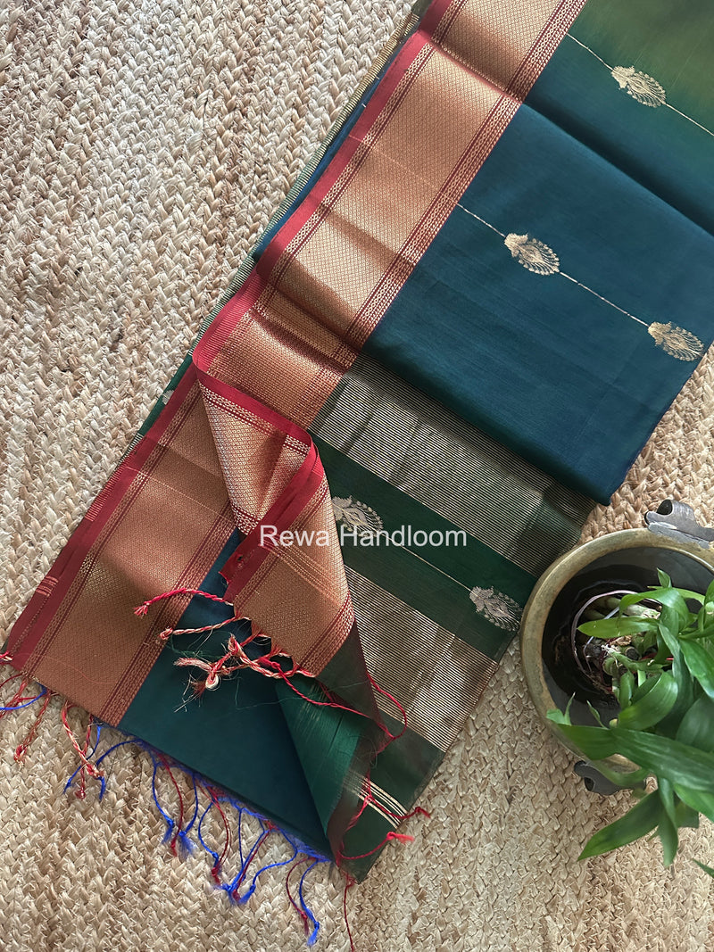 Maheshwari Shaded Butta Saree
