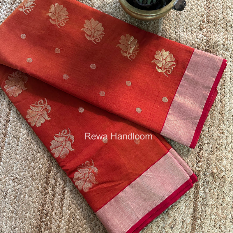 Chanderi Butta Silk Saree