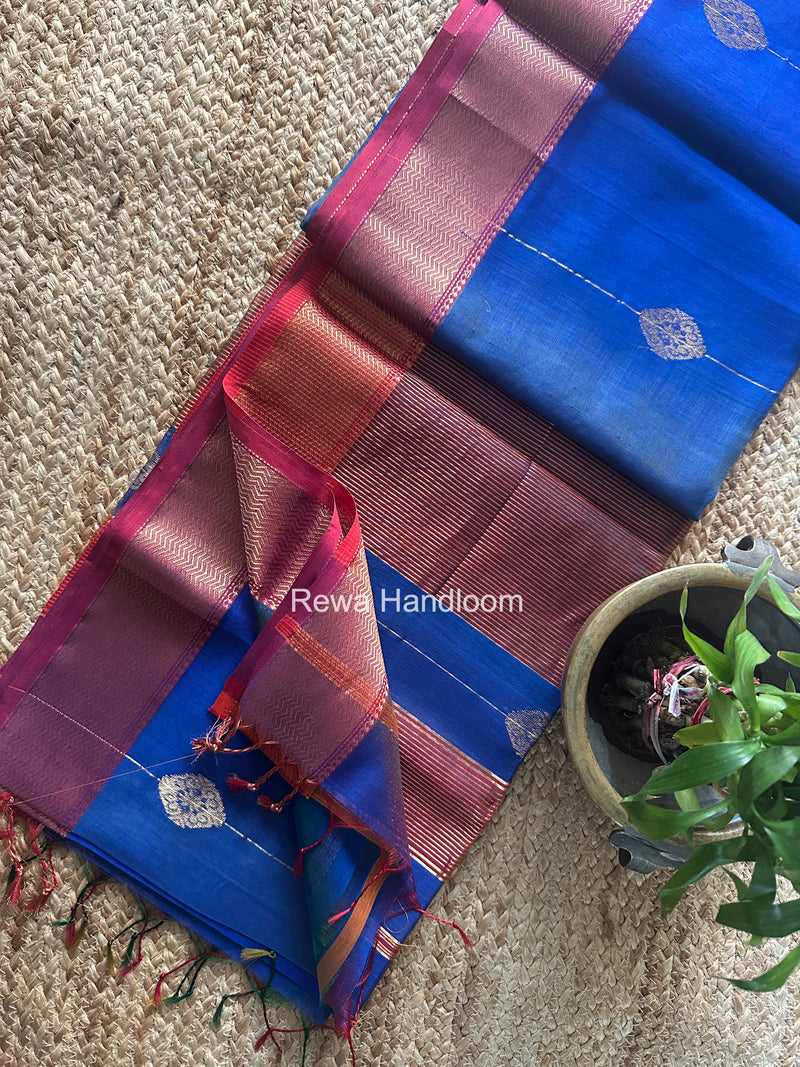 Maheshwari Shaded Butta Saree