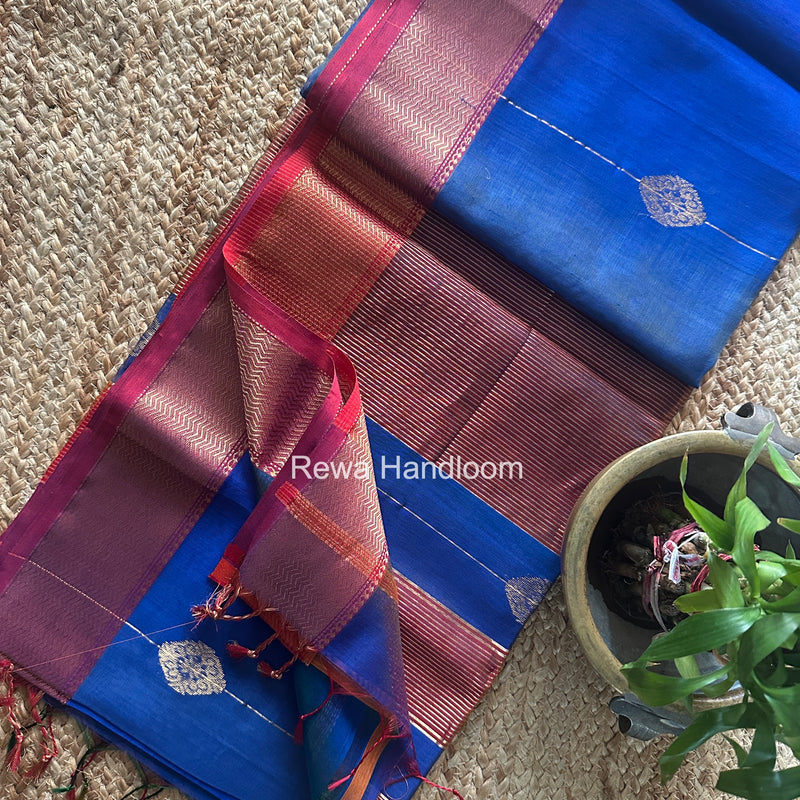Maheshwari Shaded Butta Saree