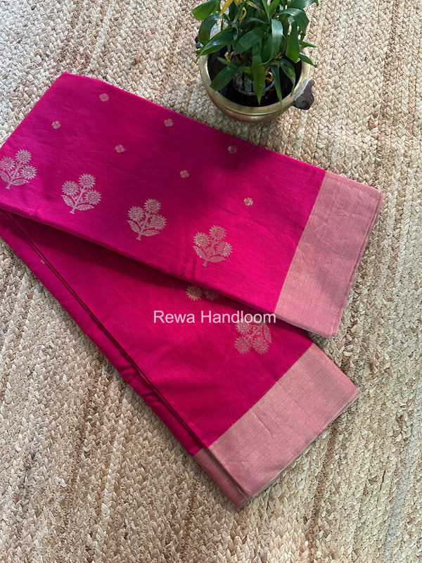 Chanderi Butta Silk Saree