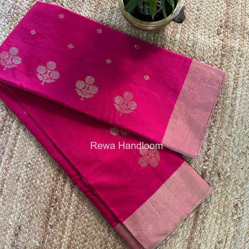 Chanderi Butta Silk Saree