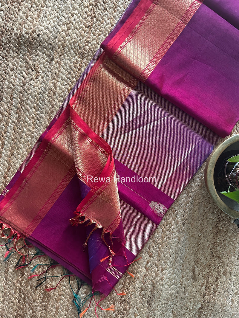 Maheshwari Shaded Butta Saree