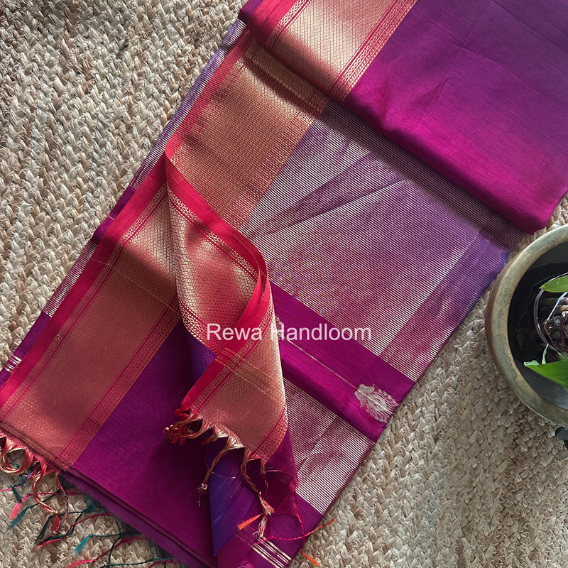 Maheshwari Shaded Butta Saree