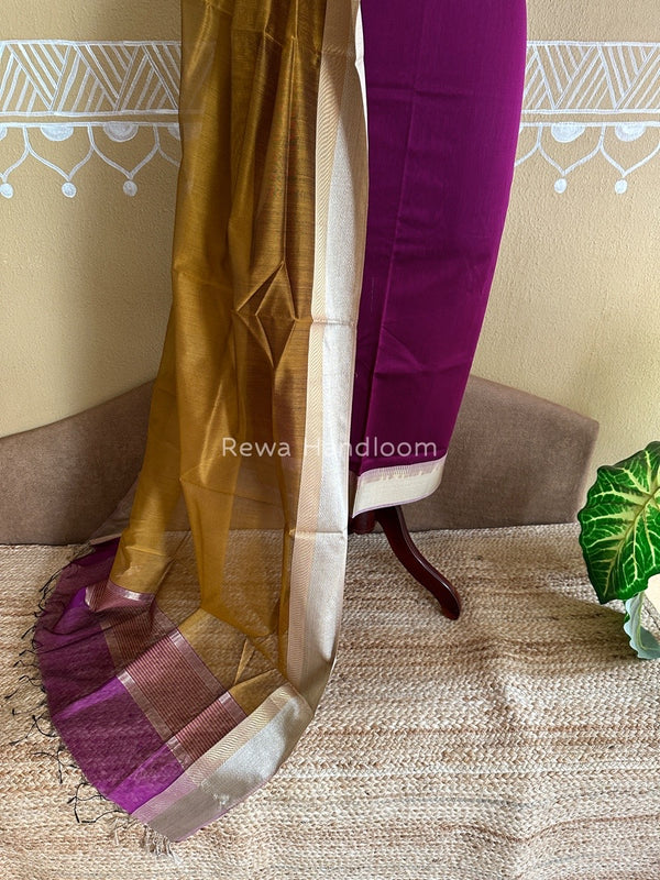  Resham Border Dress Material