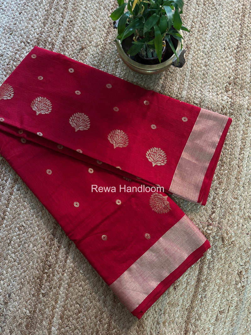 Chanderi Butta Silk Saree