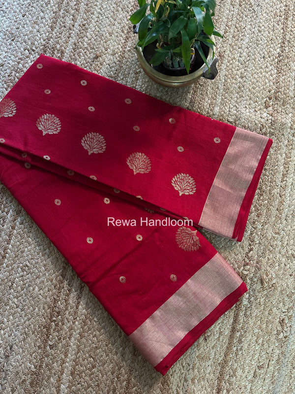Chanderi Butta Silk Saree