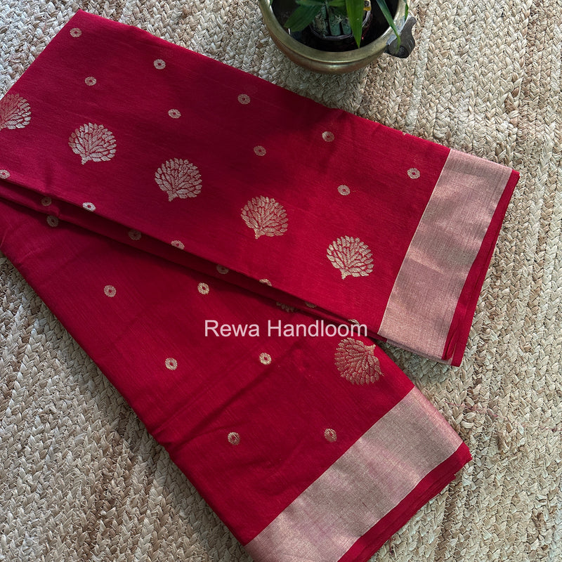 Chanderi Butta Silk Saree