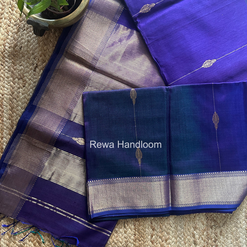 Maheshwari Violet Shaded Butta Saree BLSS033