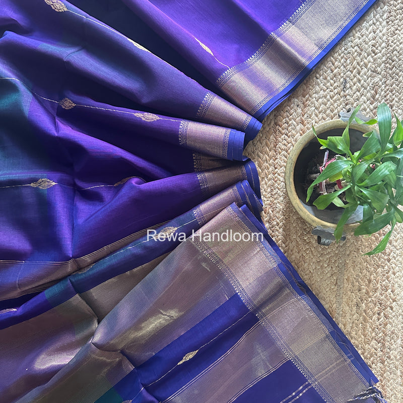 Maheshwari Violet Shaded Butta Saree BLSS033