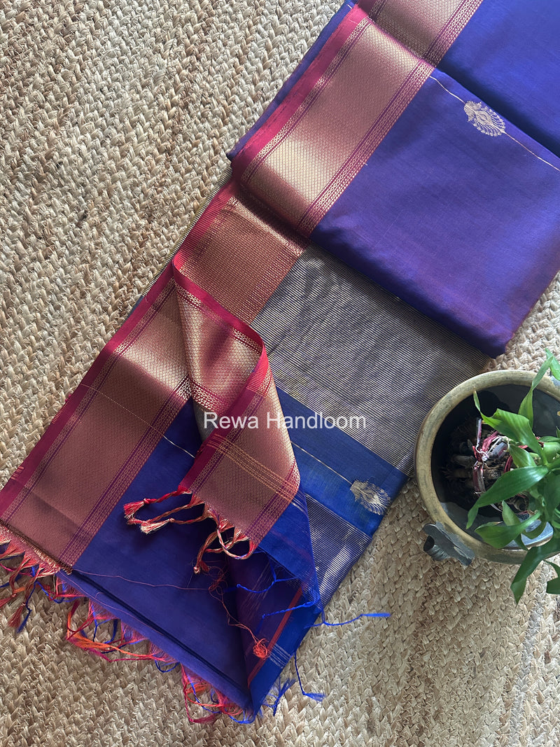Maheshwari Shaded Butta Saree