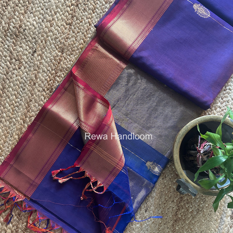 Maheshwari Shaded Butta Saree