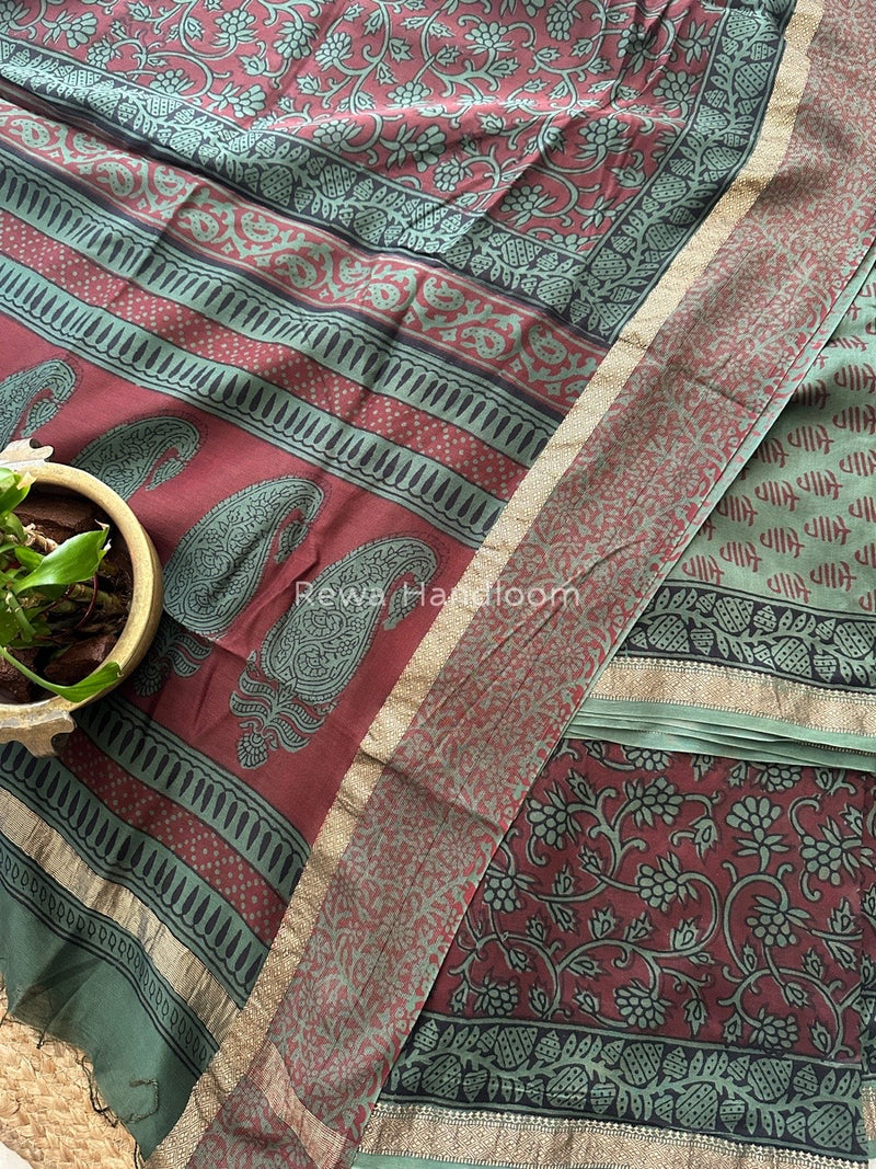  Bagh Print Suit