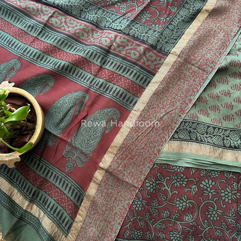  Bagh Print Suit