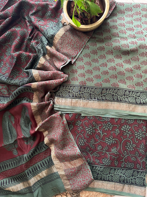 Maheshwari Bagh Print Suit