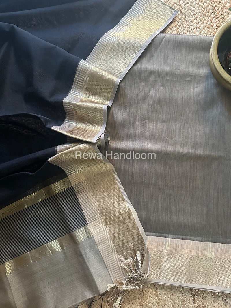 Maheshwari Zari Border Dress Material