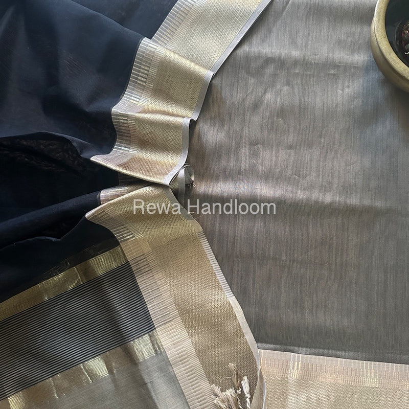 Maheshwari Zari Border Dress Material