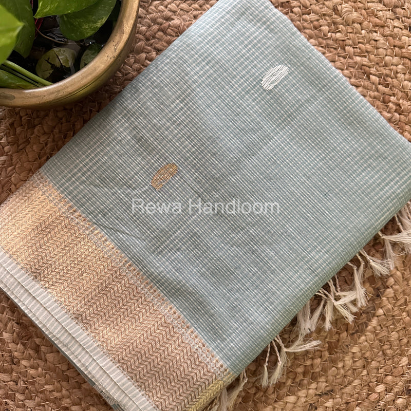  Zari Butti ~ Maheshwari Saree