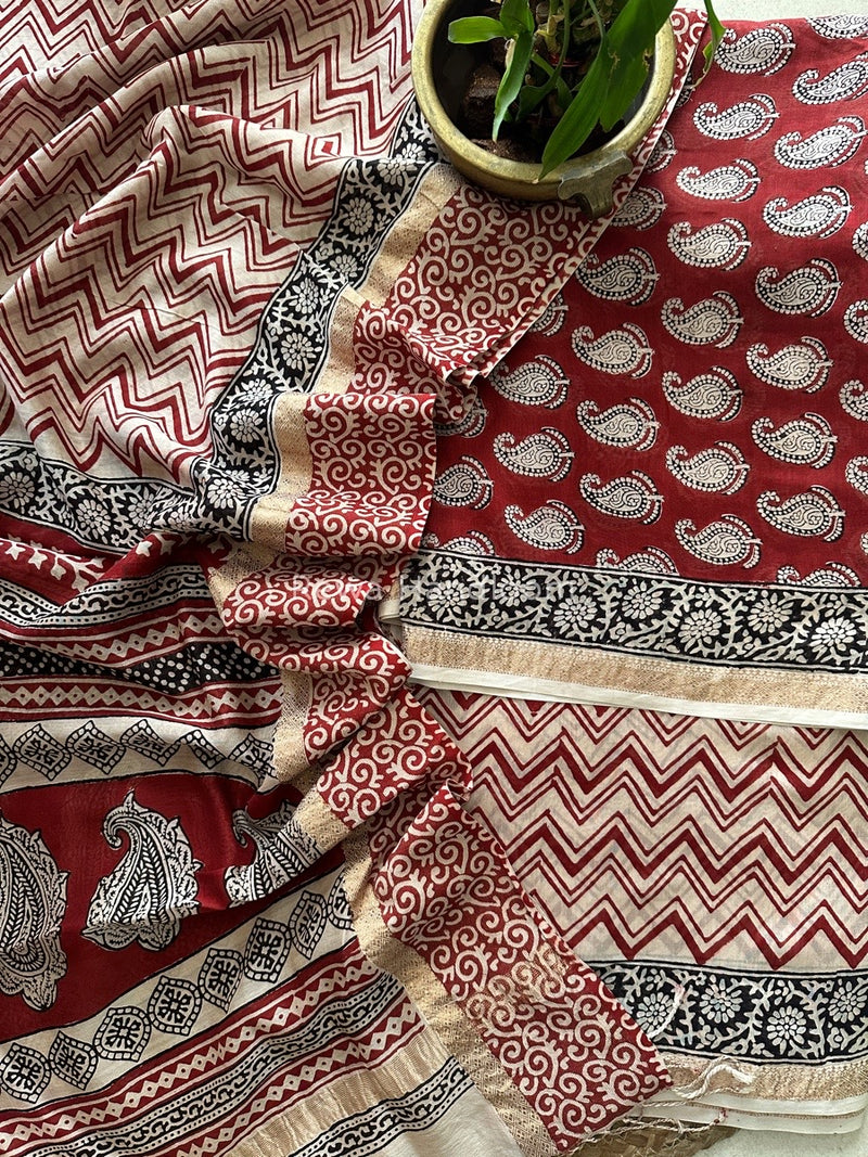 Maheshwari Bagh Print Suit