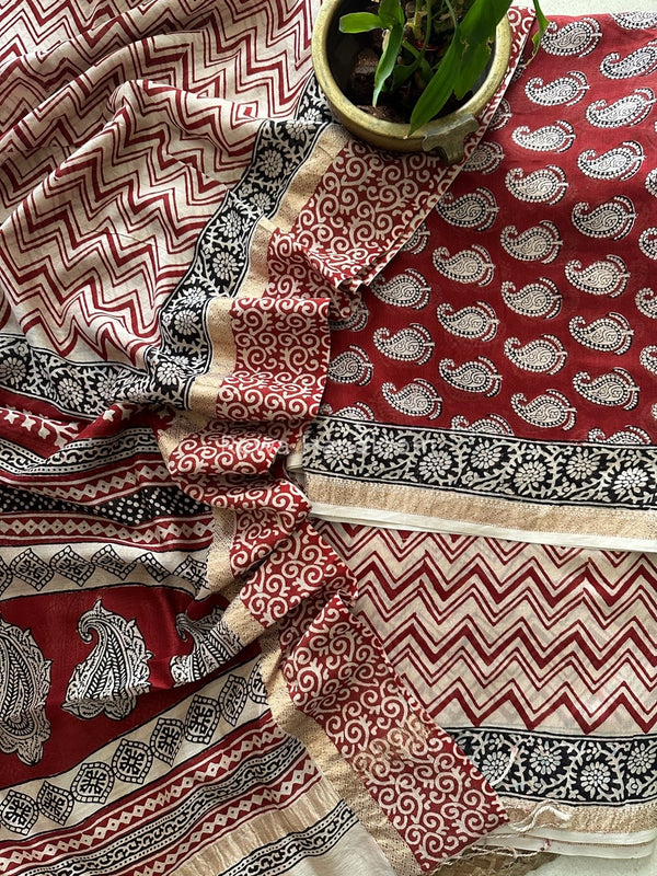 Maheshwari Bagh Print Suit