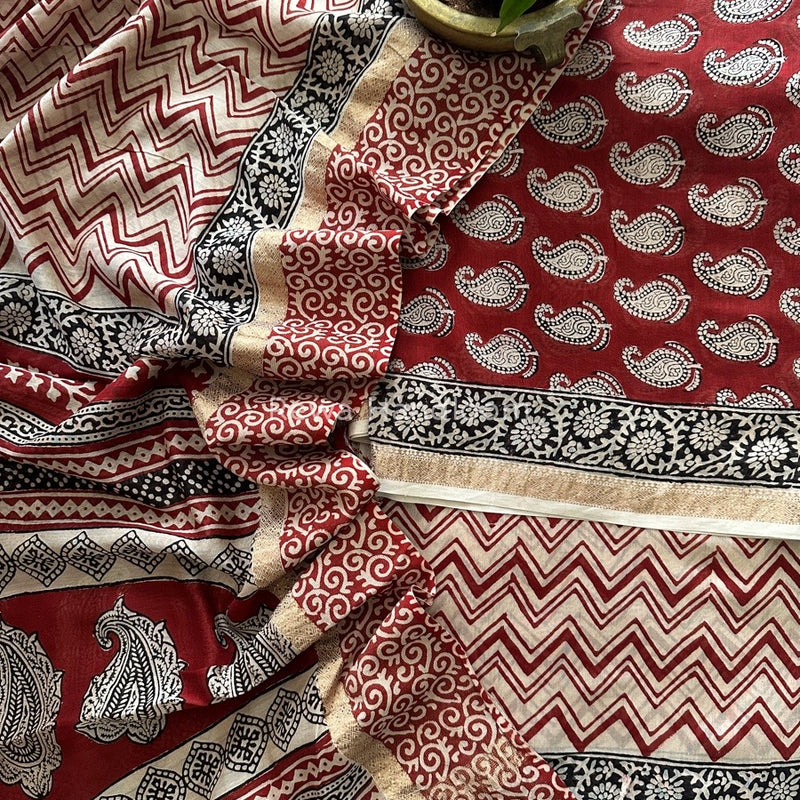 Maheshwari Bagh Print Suit