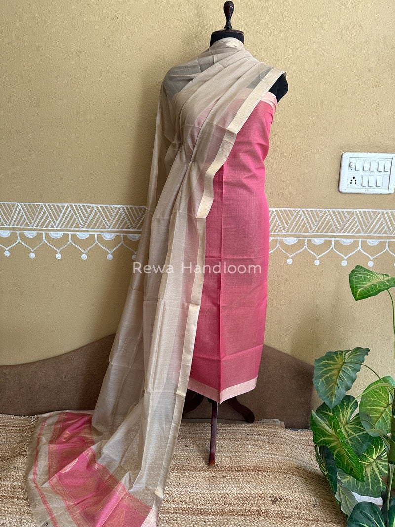Maheshwari Tissue Buta Dress Material