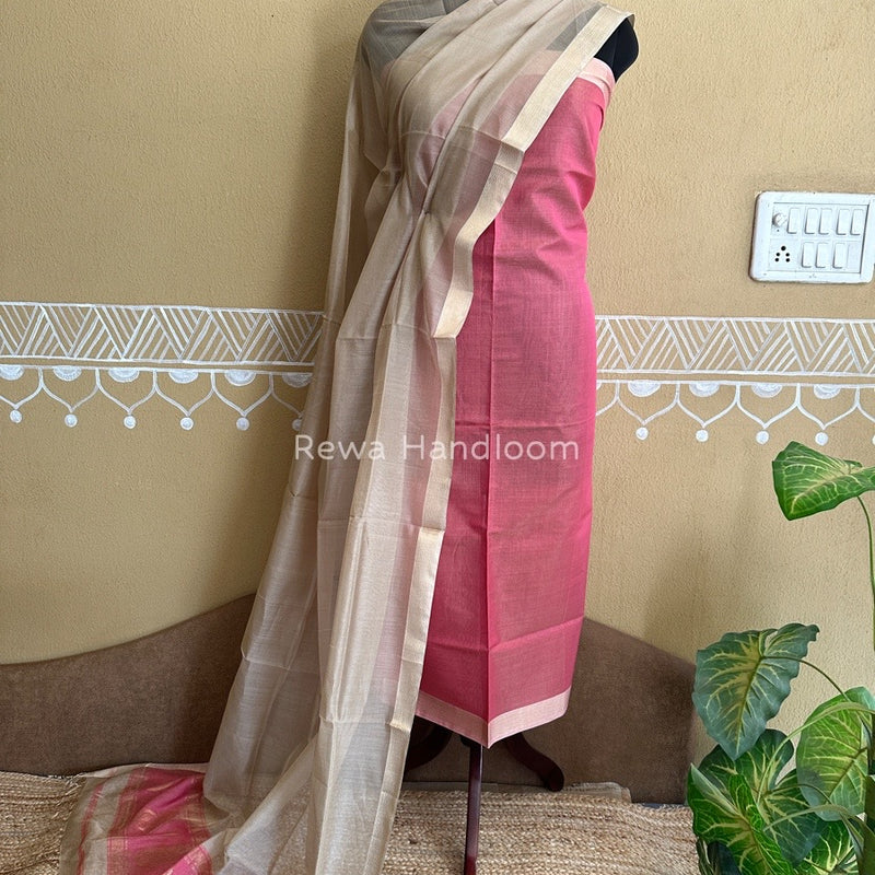 Maheshwari Tissue Buta Dress Material