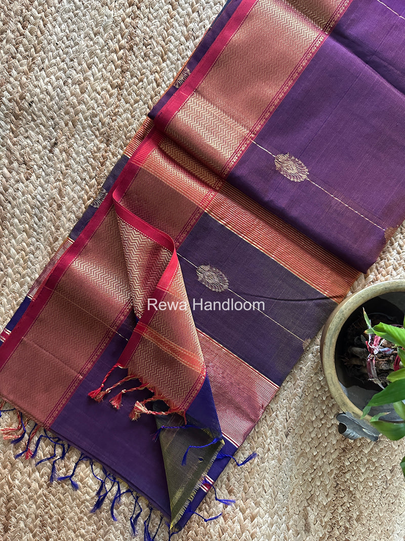 Maheshwari Shaded Butta Saree