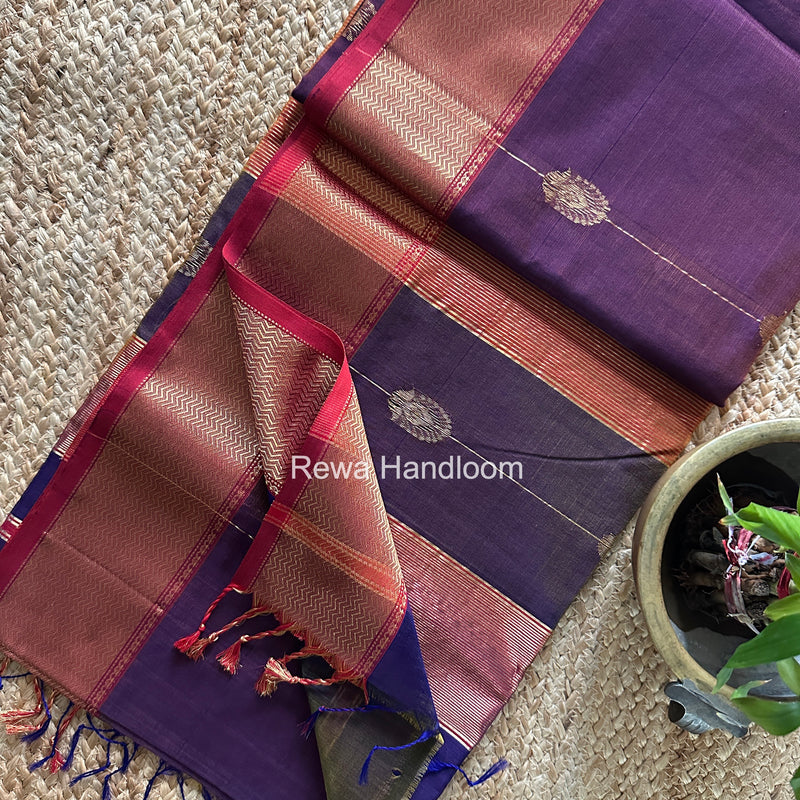 Maheshwari Shaded Butta Saree