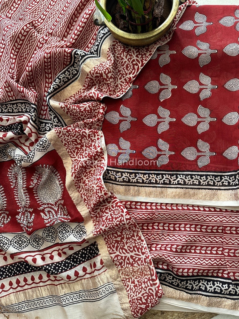Maheshwari Bagh Print Suit