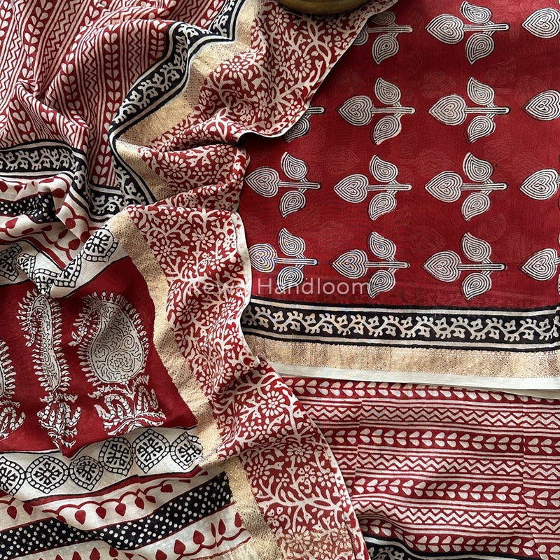 Maheshwari Bagh Print Suit