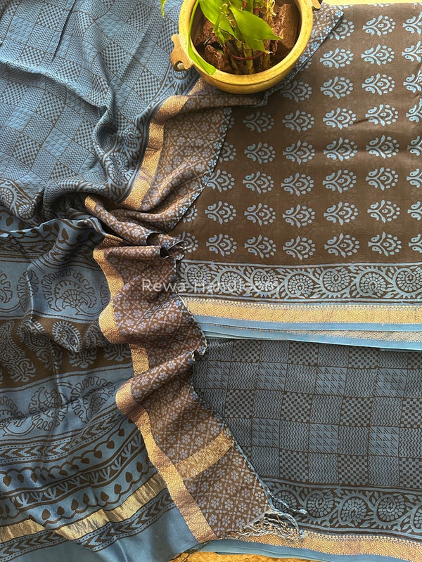 Maheshwari Bagh Print Suit