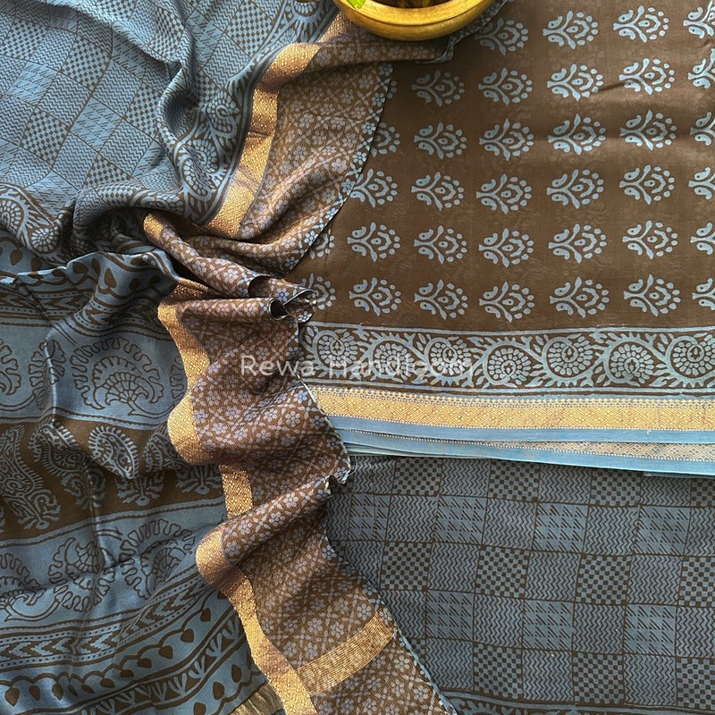 Maheshwari Bagh Print Suit
