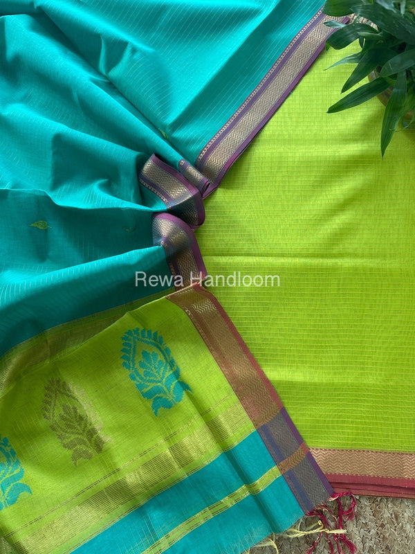 Maheshwari Motifs Top-Dupatta Set