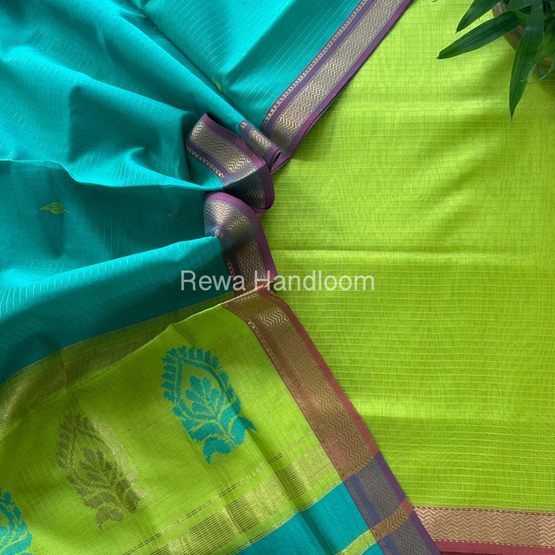 Maheshwari Motifs Top-Dupatta Set