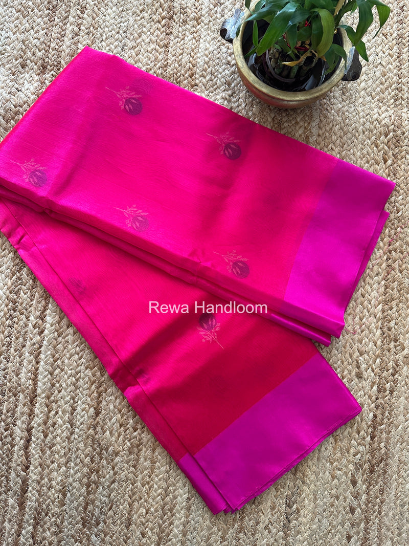 Chanderi Pattu Silk Butta Saree