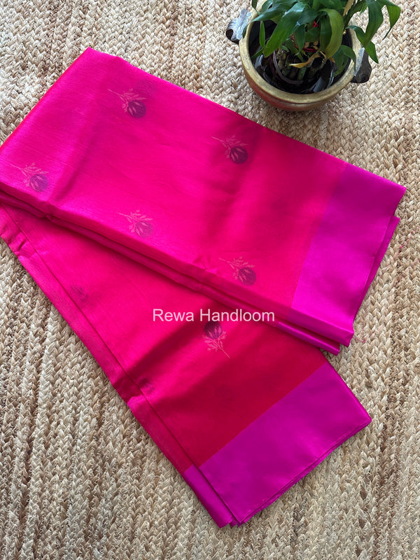 Chanderi Pattu Silk Butta Saree