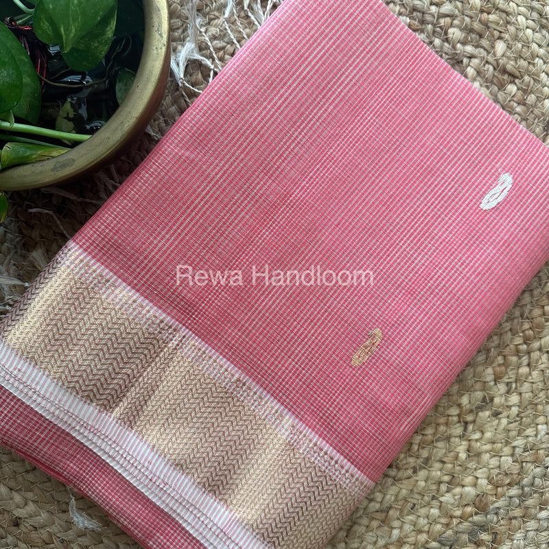  Zari Butti ~ Maheshwari Saree