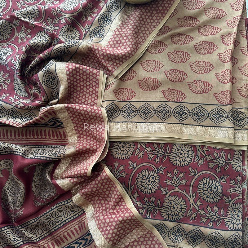 Maheshwari Bagh Print Suit