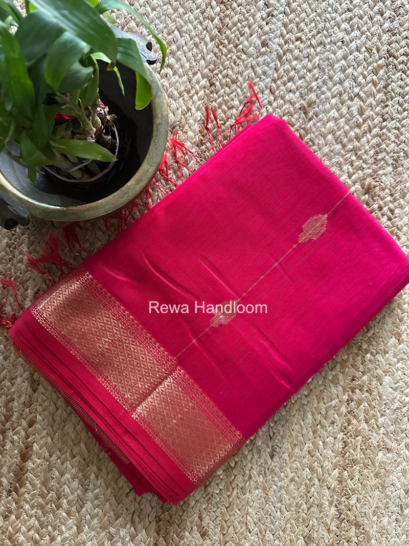 Maheshwari Rani Pink Shaded Butta Saree BLSS029
