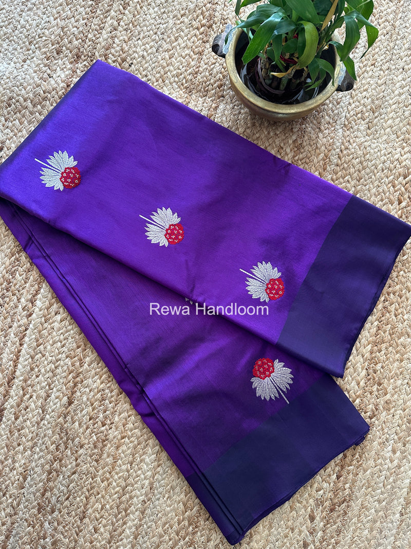 Chanderi Pattu Silk Butta Saree