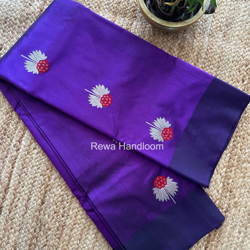 Chanderi Pattu Silk Butta Saree